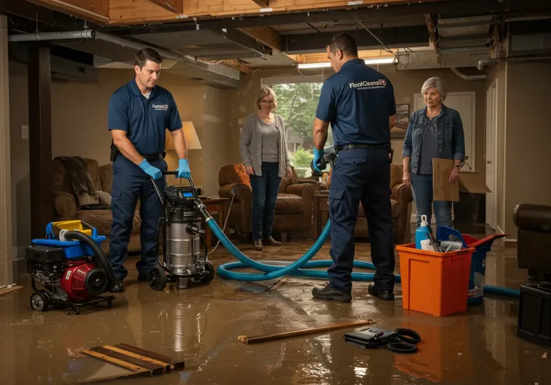 Basement Water Extraction and Removal Techniques process in Edna, TX